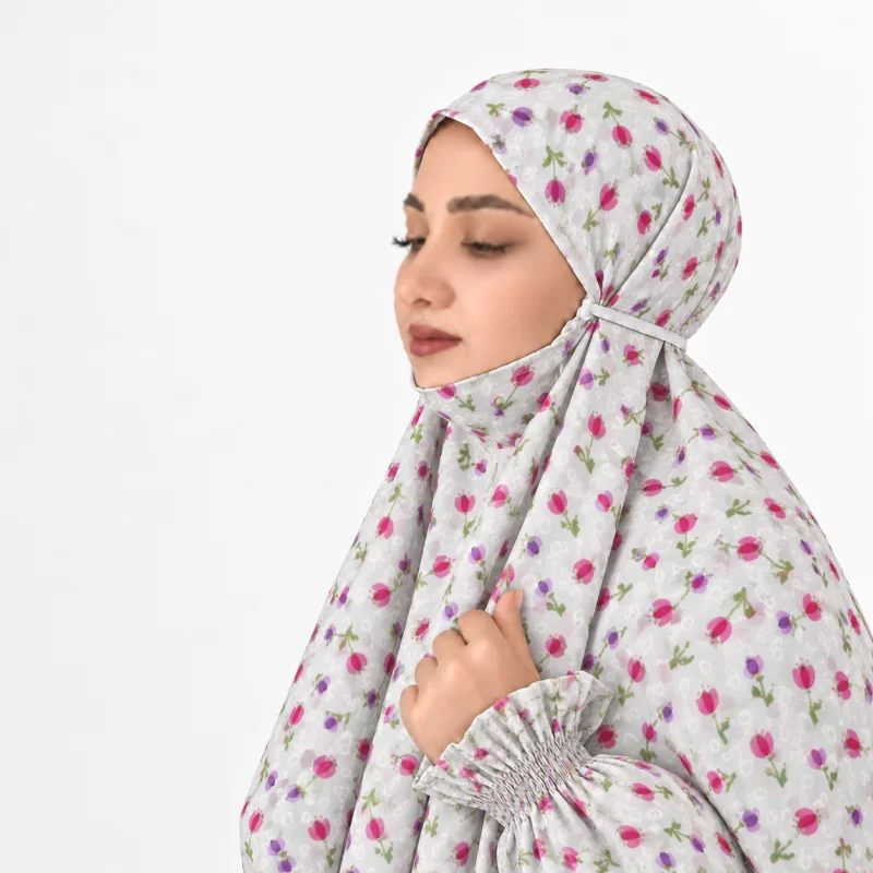 چادر نماز آستین‌ دار سایز 160 طرح 2