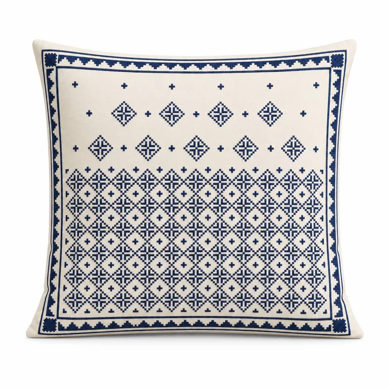 کوسن مخمل طرح زیلو 44×44