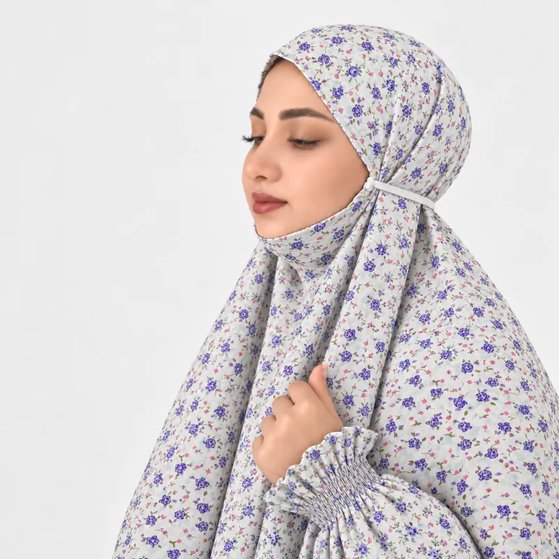 چادر نماز آستین‌ دار سایز 180 طرح 1