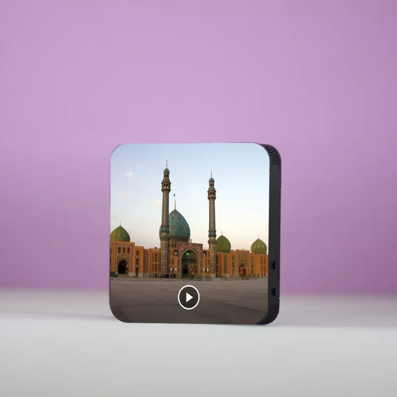 تابلو مگنتی صوتی طرح مسجد جمکران