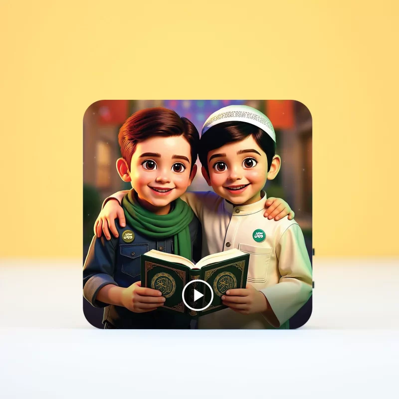 تابلو دکوراتیو صوتی طرح قاری کودک