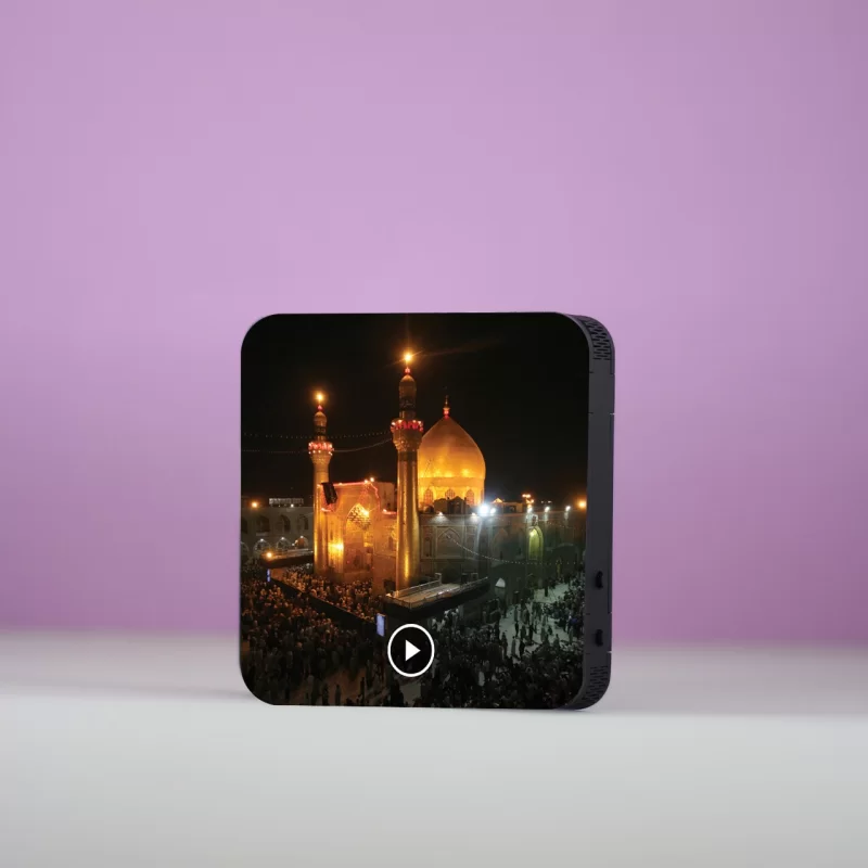 تابلو دکوراتیو صوتی طرح حرم امیرالمؤمنین (ع)