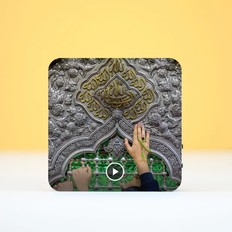 تابلو دکوراتیو صوتی طرح ضریح ثارالله (ع)