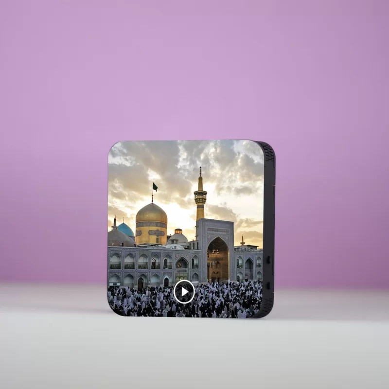تابلو دکوراتیو صوتی طرح حرم امام رئوف (ع)