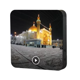 تابلو دکوراتیو صوتی طرح گنبد و گلدسته حرم امیرالمؤمنین (ع)