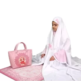 ست چادر جشن تکلیف طرح پروانه مدل فرشته