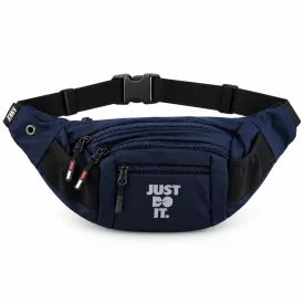 کیف دوشی مردانه پارچه‌ای سرمه ای nike کد 7161