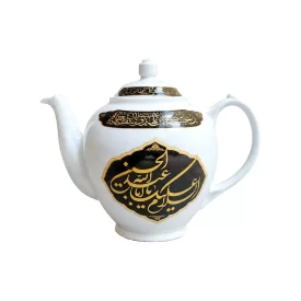 قوری هیئتی طرح اباالفضل العباس و اباعبدالله الحسین دو و نیم لیتری