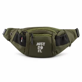 کیف دوشی مردانه پارچه‌ای سبز nike کد 7161