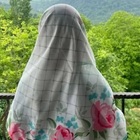 روسری نخی طرح ملیحه