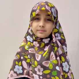 روسری حریر طرح شکوفه