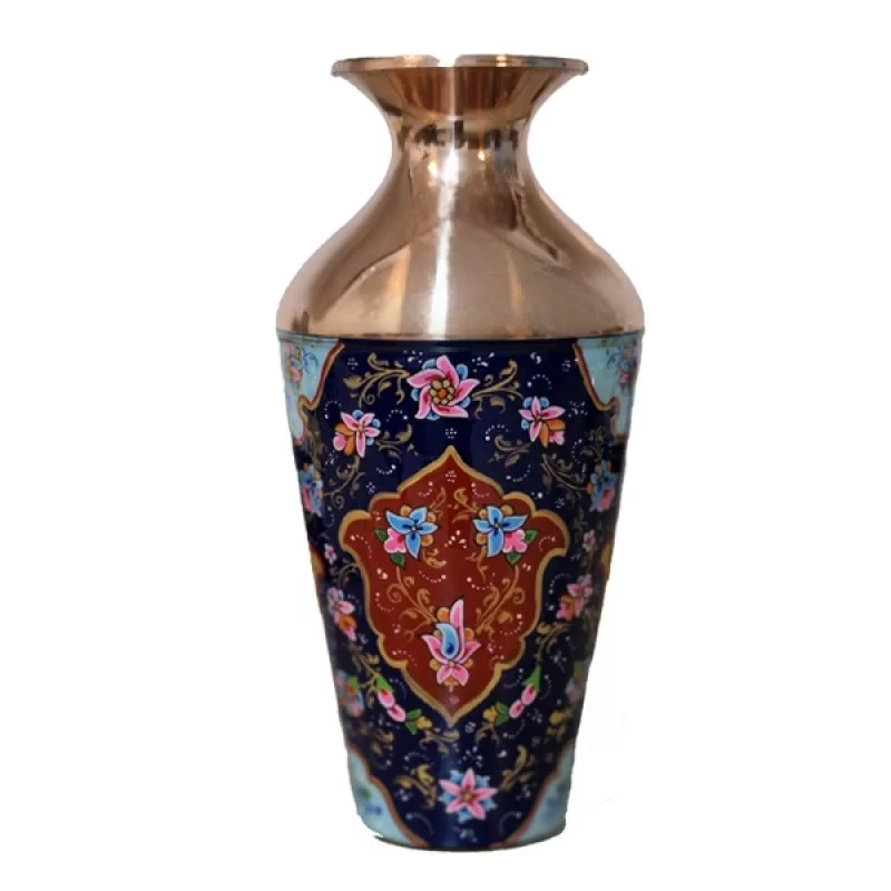 گلدان سلجوقی کوچک مس و پرداز