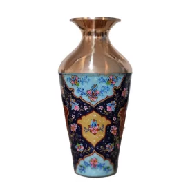 گلدان سلجوقی کوچک مس و پرداز