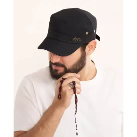کلاه چمرانی پارچه کتان با سگک جیپ کد HA211073