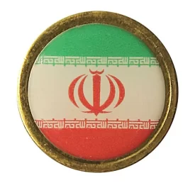بج پرچم ایران طرح گرد