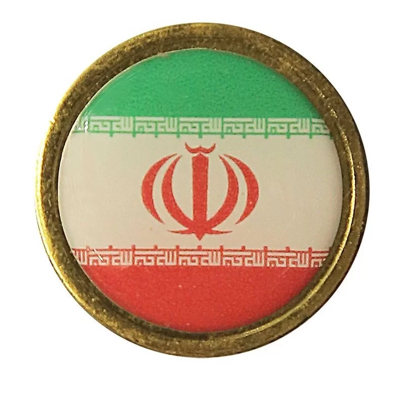 بج پرچم ایران طرح گرد