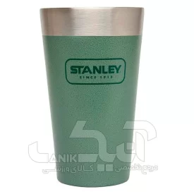 ماگ دو جداره سبز Stanley مدل Adventure Stacking Vacuum Pint