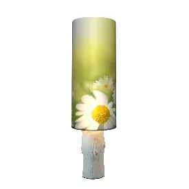 آباژور پایه درختی طرح گل سفید مدل LS0143