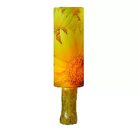 آباژور پایه درختی طرح گل زرد مدل LS0115