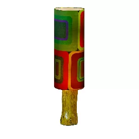 آباژور پایه درختی طرح مربع رنگی مدل LS0107
