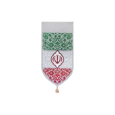 بیرق خانگی مخمل طرح پرچم ایران 