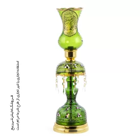 لاله شمعدانی حرمی کمر باریک با ذکر السلام علیک یا فاطمه الزهرا(س)
