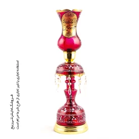 لاله شمعدانی حرمی کمر باریک با ذکر السلام علیک یا اباعبدالله الحسین(ع)
