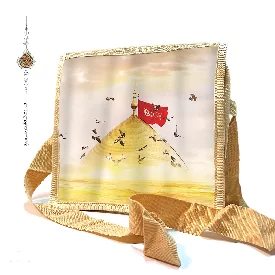 کیف دوشی برزتی با طرح گنبد طلایی