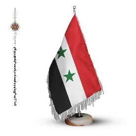 پرچم رومیزی و تشریفاتی کشور سوریه