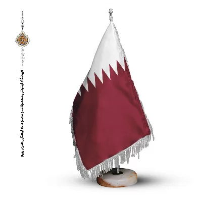 پرچم رومیزی و تشریفاتی کشور قطر