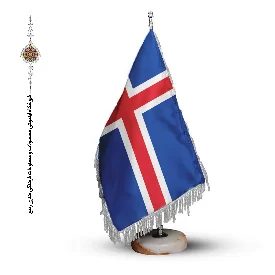 پرچم رومیزی و تشریفاتی کشور ایسلند