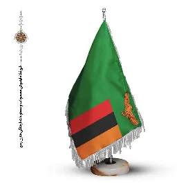 پرچم رومیزی و تشریفاتی کشور زامبیا