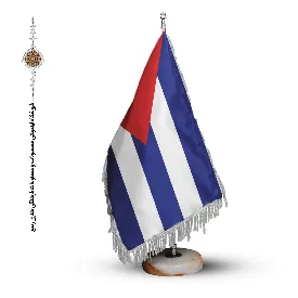 پرچم رومیزی و تشریفاتی کشور کوبا