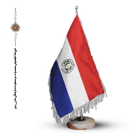 پرچم رومیزی و تشریفاتی کشور پاراگوئه