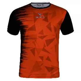 تی شرت ورزشی مردانه یقه گرد آستین کوتاه مدل TS-141 رنگ نارنجی