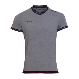 تی شرت آستین کوتاه ورزشی مردانه رنگ طوسی مدل TS-125