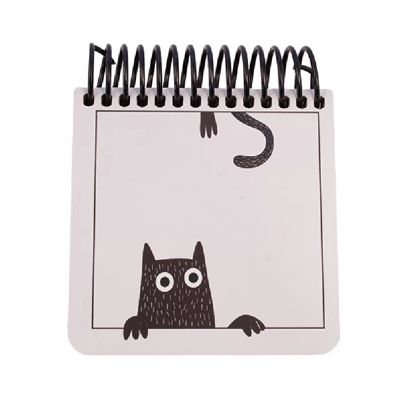 یادداشت 100 برگ گربه سیاه کتیبه