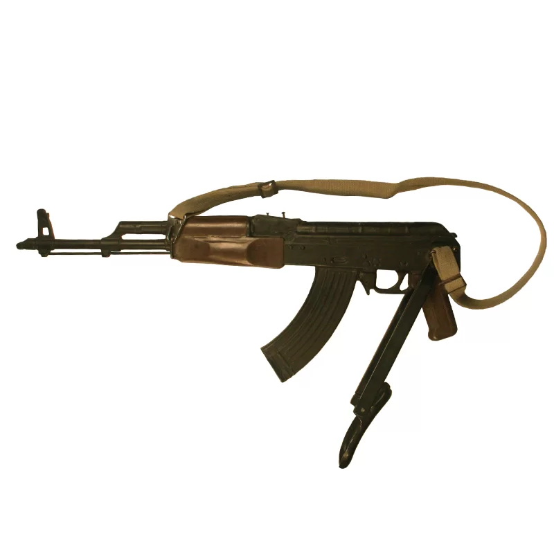 ماکت اسلحه کلاشینکف با قنداق آهنی تاشو