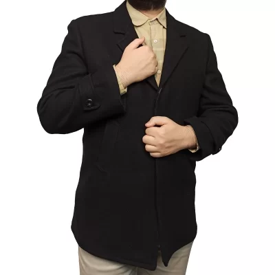 نیم پالتو مردانه رنگ مشکی