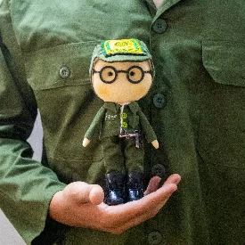 عروسک نیم دونه سرباز نیروی انتظامی