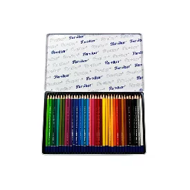 مداد رنگی 36 رنگ فلزی تخت پارسیکار