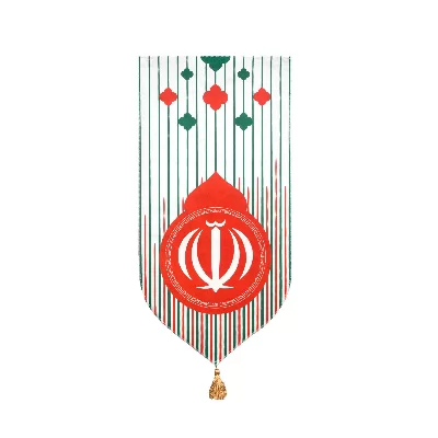 بیرق بختیاری ایران ۳۵×۷۰ سانتی‌متر