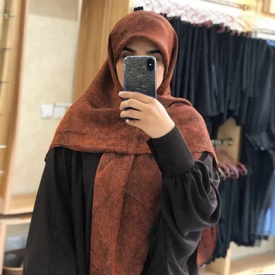 روسری پتینه ساده طرح مهشید
