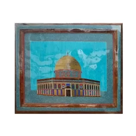 تابلو چندنگین بیت المقدس کلکسیونی دست ساز 90x180 سانتی متر 